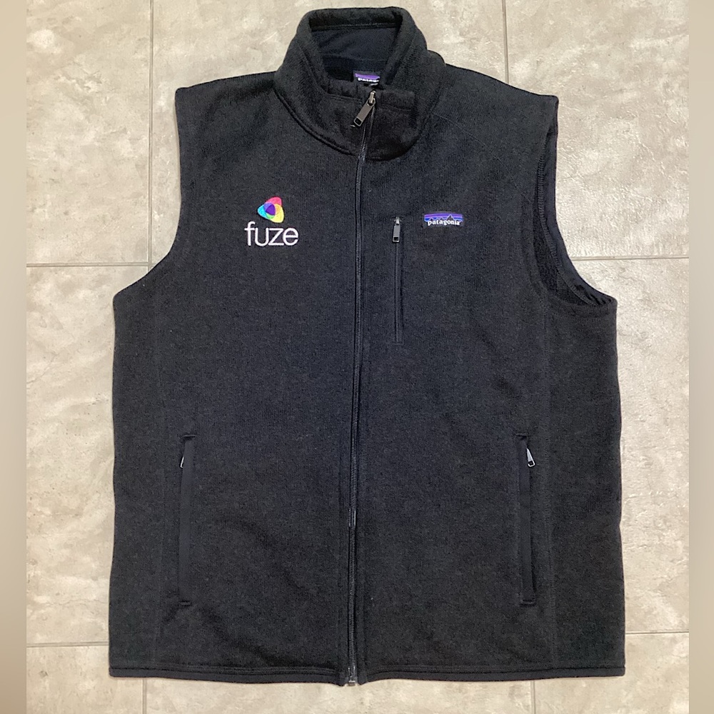 Women’s Patagonia Fleece Fuze Logo Vest, Size Large